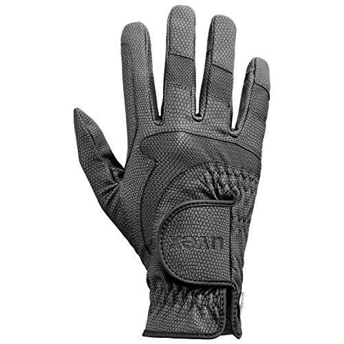 Uvex I-Performance 2 Guantes de equitación, Adultos Unisex, Black, 8