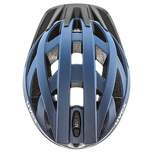 Uvex i-Vo CC Casco de Bicicleta, Adultos Unisex, Deep Space Mat, 52-57 cm