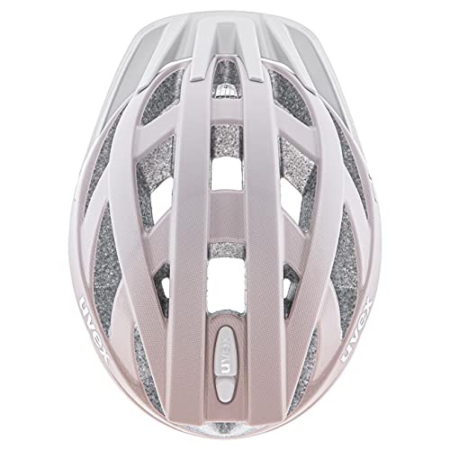 Uvex i-Vo CC Casco de Bicicleta, Adultos Unisex, Grey Rose Mat, 52-57 cm