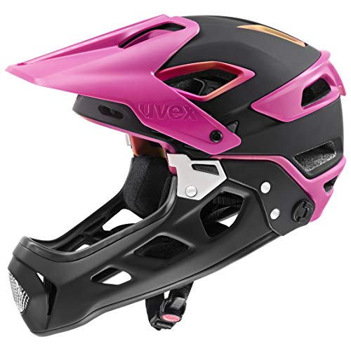 Uvex jakkyl HDE 2.0 Casco de Bicicleta, Unisex Adulto, Future Black Mat, 56-61 cm