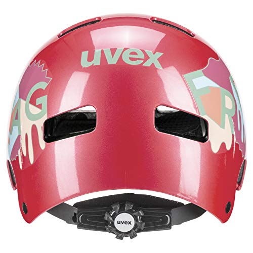 uvex Kid 3 Casco de Bicicleta, Juventud Unisex, Coral, 55-58 cm