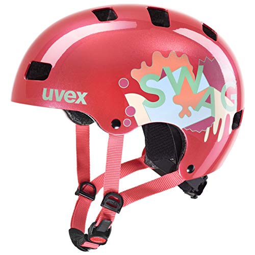 uvex Kid 3 Casco de Bicicleta, Juventud Unisex, Coral, 55-58 cm