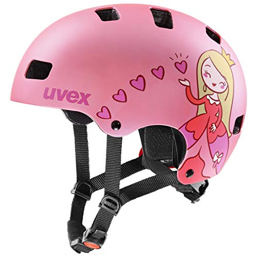 uvex Kid 3 CC Casco de Bicicleta, Juventud Unisex, Pink Mat, 51-55 cm