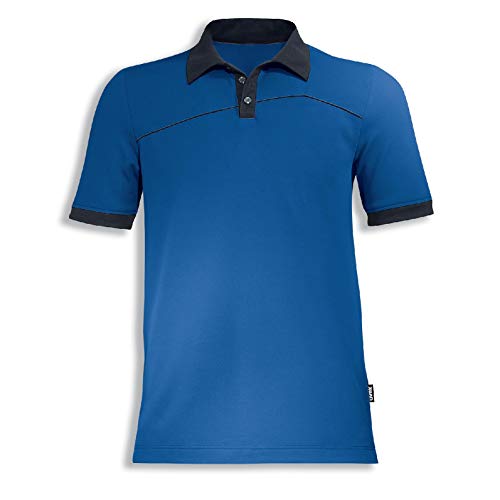 Uvex Perfexxion - Polo de Trabajo para Hombre, Color Azul, Talla M