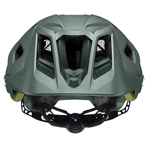 uvex Quatro integrale Tocsen Casco de Bicicleta, Unisex-Adult, Forest-Mustard Mat, 52-57 cm