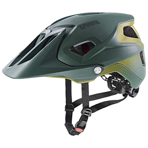 uvex Quatro integrale Tocsen Casco de Bicicleta, Unisex-Adult, Forest-Mustard Mat, 52-57 cm