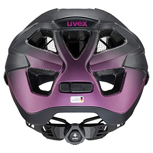 uvex Quatro integrale Tocsen Casco de Bicicleta, Unisex-Adult, Mystic-Fuchsia Mat, 52-57 cm