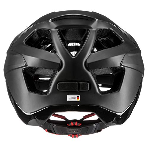 Uvex Quatro ITG Casco Ciclismo, Unisex Adulto, Black Mat, 56-61 cm