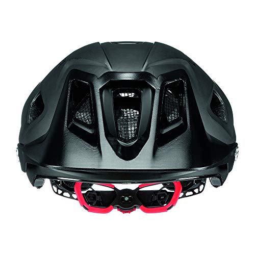 Uvex Quatro ITG Casco Ciclismo, Unisex Adulto, Black Mat, 56-61 cm