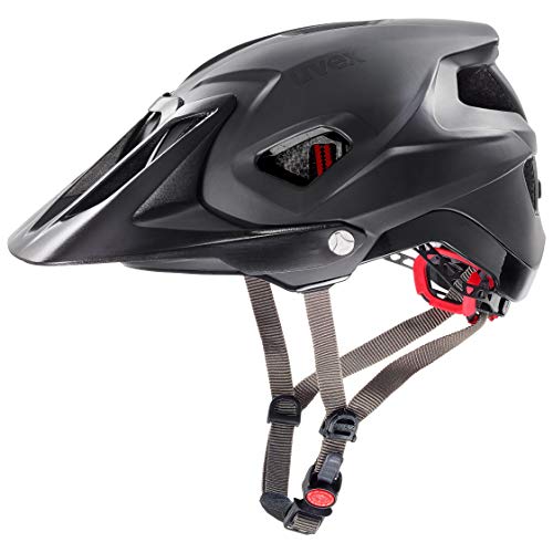 Uvex Quatro ITG Casco Ciclismo, Unisex Adulto, Black Mat, 56-61 cm