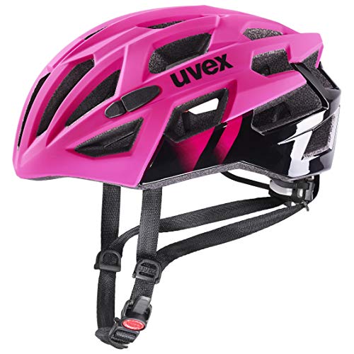 Uvex Race 7 Casco de Bicicleta, Unisex-Adult, Rubin-Black, 56-61 cm