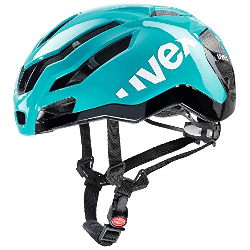 Uvex Race 9 Casco Ciclismo, Unisex Adulto, Azul, (53-57)