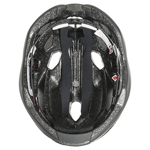 Uvex Race 9 Casco de Bicicleta, Adultos Unisex, All Black Mat, 53-57 cm