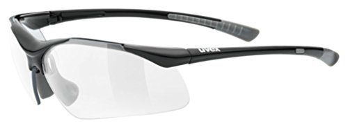 Uvex Sportstyle 223 Gafas de Ciclismo, Unisex Adulto, Black Grey, One Size