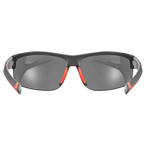 Uvex Sportstyle 226 Gafas de Deporte, Adultos Unisex, Grey Red/ltm. Silver, One Size