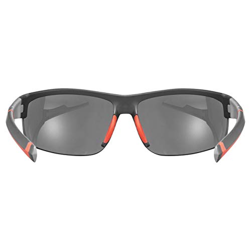 Uvex Sportstyle 226 Gafas de Deporte, Adultos Unisex, Grey Red/ltm. Silver, One Size