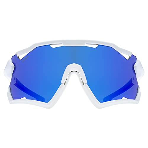 Uvex Sportstyle 228 Set Gafas de Deporte, Adultos Unisex, White Mat/Blue, One Size