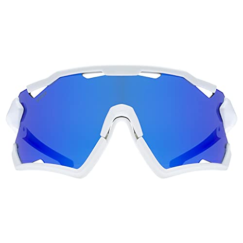 Uvex Sportstyle 228 Set Gafas de Deporte, Adultos Unisex, White Mat/Blue, One Size