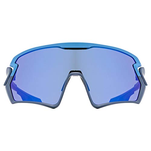 uvex Sportstyle 231 Gafas de Deporte, Adultos Unisex, Blue Grey Mat/Mirror Blue, One Size