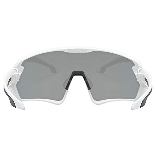 uvex Sportstyle 231 Gafas de Deporte, Adultos Unisex, White Mat/Mirror Blue, One Size