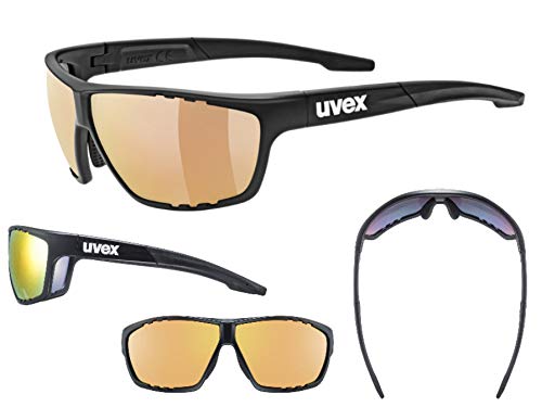 Uvex sportstyle 706 cv vm Gafas de deporte, Adultos unisex, black mat, one size