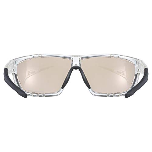 uvex Sportstyle 706 CV VM Gafas de Deporte, Unisex-Adult, Clear/Red, One Size