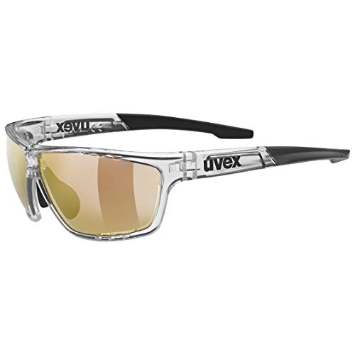 uvex Sportstyle 706 CV VM Gafas de Deporte, Unisex-Adult, Clear/Red, One Size
