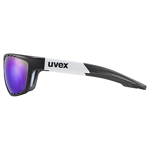 uvex Sportstyle 706 Gafas de Deporte, S532055, Black Mat White/Blue, One Size