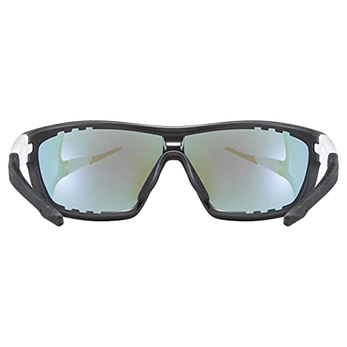 uvex Sportstyle 706 Gafas de Deporte, S532055, Black Mat White/Blue, One Size