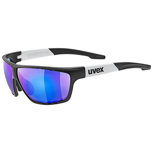uvex Sportstyle 706 Gafas de Deporte, S532055, Black Mat White/Blue, One Size
