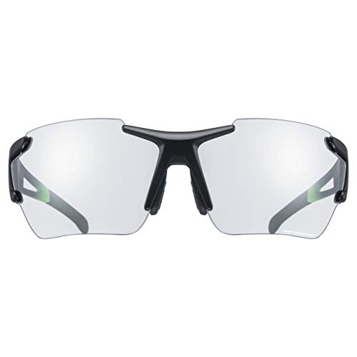 Uvex sportstyle 803 race vm Gafas de deporte, Adultos unisex, black green/smoke, one size