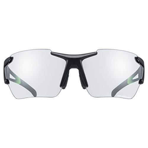 Uvex sportstyle 803 race vm Gafas de deporte, Adultos unisex, black green/smoke, one size