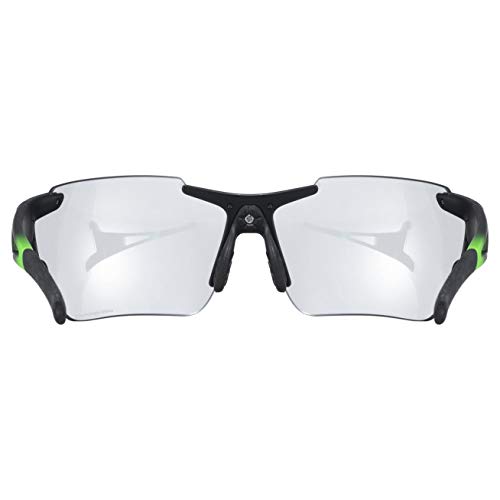 Uvex sportstyle 803 race vm Gafas de deporte, Adultos unisex, black green/smoke, one size
