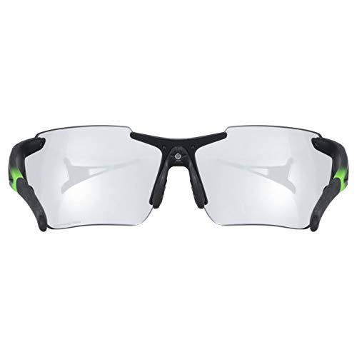 Uvex sportstyle 803 race vm Gafas de deporte, Adultos unisex, black green/smoke, one size