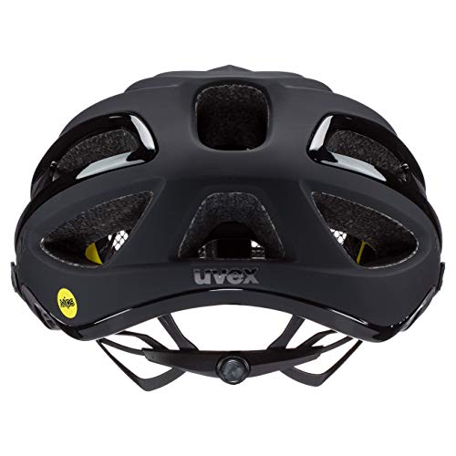 uvex Unbound Casco de Bicicleta, Adultos Unisex, Negro (All Black Mat), 54-58 cm