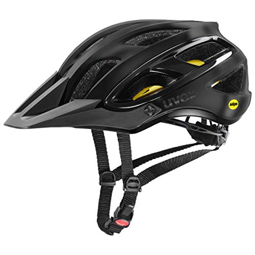 uvex Unbound Casco de Bicicleta, Adultos Unisex, Negro (All Black Mat), 54-58 cm