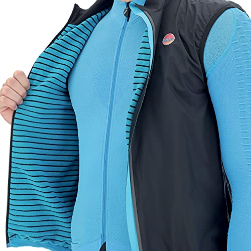 UYN Biking Vest Man CORESHELL Chaleco de Ciclismo, Hombre, Negro/Negro, XX-Large