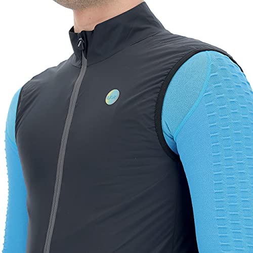 UYN Biking Vest Man CORESHELL Chaleco de Ciclismo, Hombre, Negro/Negro, XX-Large