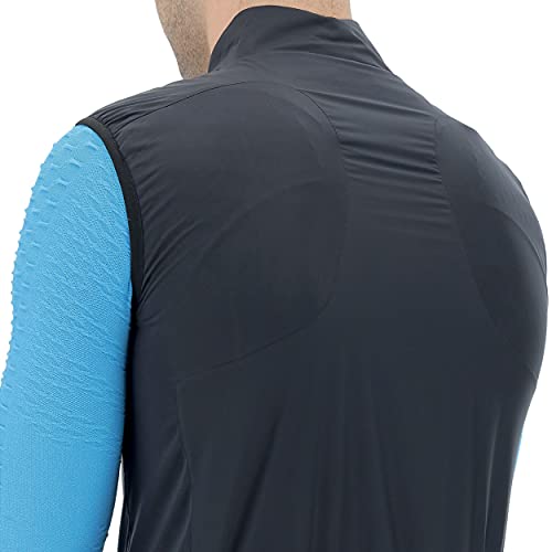 UYN Biking Vest Man CORESHELL Chaleco de Ciclismo, Hombre, Negro/Negro, XX-Large