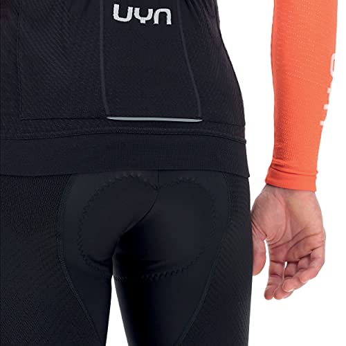 UYN Man Biking Granfondo OW Shirt Long_SL. Maillot de Ciclismo de Manga Larga, Hombre, Blackboard/Ibis, Medium