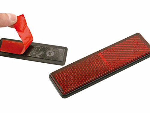 V parts - Reflex Reflector catadioptrico Rectangular con Adhesivo - 11418