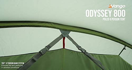 Vango Odyssey 800 Tent, Unisex Adulto, Epsom Green, Talla Única