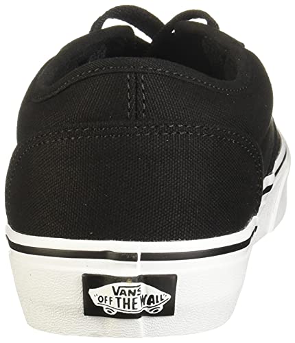 Vans Atwood, Zapatillas Hombre, Black Canvas Black White, 43 EU