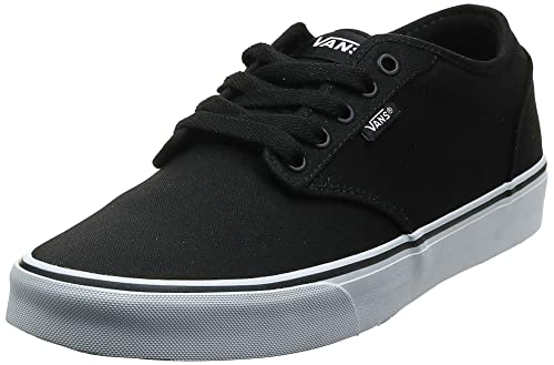 Vans Atwood, Zapatillas Hombre, Black Canvas Black White, 43 EU