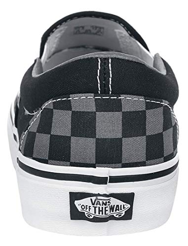 VANS Classic Slip-On Checkerboard, Zapatillas Unisex Adulto, Blanco (Black/Pewter Ch), 42 EU