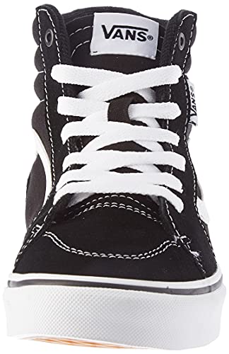 Vans Filmore Hi Suede/Canvas, Zapatillas, Lona de Ante Negro Blanco, 38 EU