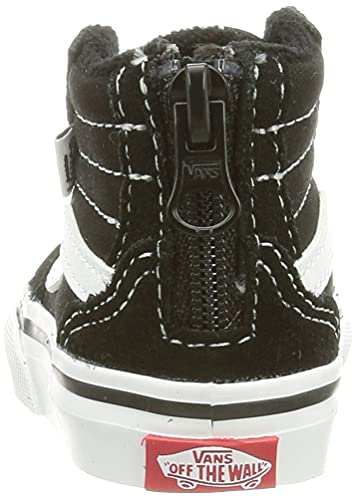 Vans Filmore Hi Zip, Zapatillas Altas, Suede Canvas Black White, 26 EU