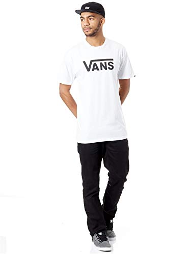 Vans Herren Classic T-Shirt, Weiß (WHITE-BLACK YB2), Medium