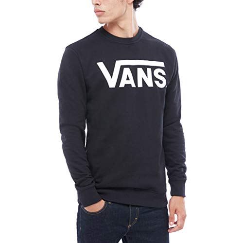 Vans MN Classic Crew II Sudadera, Negro (Black-fwhite Y28), M para Hombre