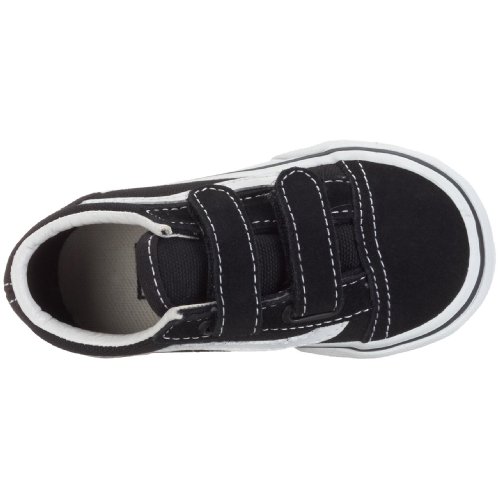 Vans Old Skool V, Zapatillas, Black/White, 25 EU